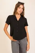Brooklyn Button Down Shirt - Black