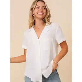 Brooklyn Button Down Shirt - White