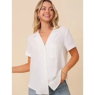 Brooklyn Button Down Shirt - White