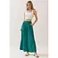 Waist Smocked Wide Leg Pants - Balsam Green