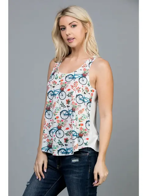 Nora Bicycle Graphic Tank