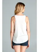 Collage of Cat Face Graphic Tank