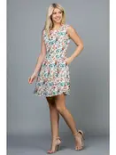 Bicycle Print Dress