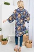 Tropical Print Kimono