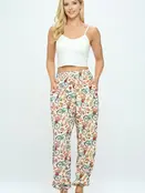 Bicycle with Floral Print Pant