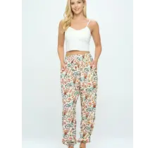 Bicycle with Floral Print Pant
