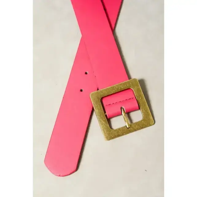 Classic Oversized Square Buckle Belts