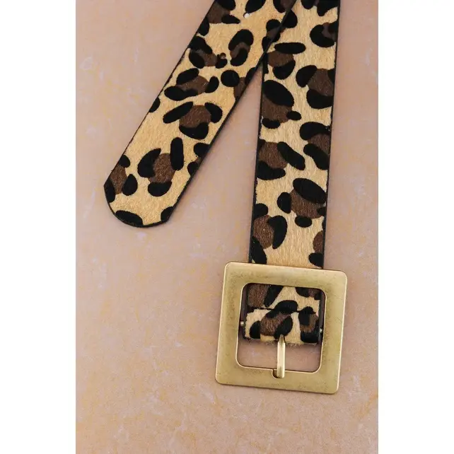 Classic Oversized Square Buckle Belts