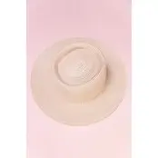 Classic Boater Straw Sun Hats - Pink