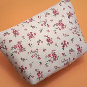 Travel Floral Cosmetic Makeup Pouch Bag - Roses