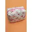 Floral Toile Pattern Makeup Cosmetic Pouch Bag - Pink Flowers