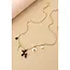 Jossyln By Wall to Wall Pup Paw Charm Necklace | 51N1607 - Black