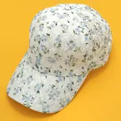 Floral Casual Baseball Cap | 40HW736 - Blue