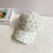 Floral Casual Baseball Cap | 40HW736 - Blue