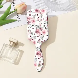 Large Detangle Paddle Hair Brush Comb | 40HC100 - Pink Rose