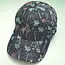 Floral Jean Casual Baseball Cap | 40HW741 - Black