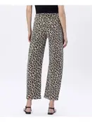 Kate High Rise Leopard Print Barrel Jeans