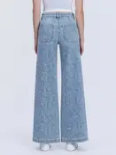 Olivia High Rise Floral Print Wide Leg