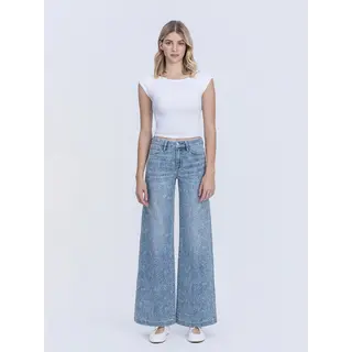 Olivia High Rise Floral Print Wide Leg