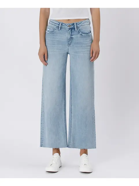 Olivia High Rise Light Wash Wide Leg Jeans