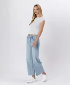 Olivia High Rise Light Wash Wide Leg Jeans
