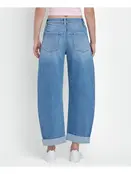 Kate Double Cuffed Barrel Jeans