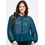 Plus Size Button Down Blouse - Teal