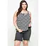 Plus Size Geometric Tank