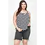 Plus Size Geometric Tank