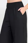 Plus Size Smocked Wide-Leg Pant