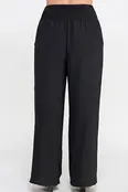 Plus Size Smocked Wide-Leg Pant