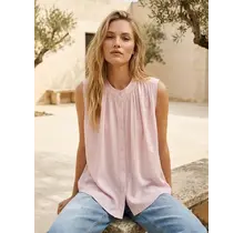 Siara Flowy Sleeveless Top - Pink