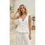 Saesha Flowy Knotted Top - White