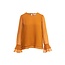 Nia Sheer Ruffle Blouse