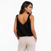 Nimara Bubble Top - Black