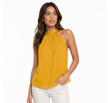 Neiva Mock Neck Halter Top