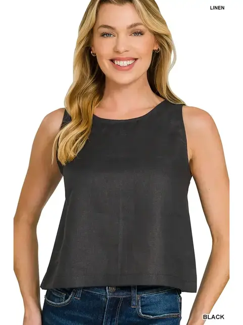 Linen Tank Top