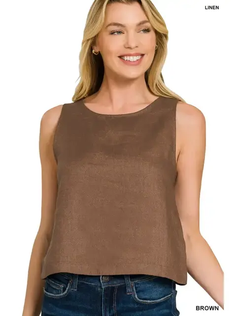 Linen Tank Top