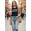Life Happens Coffee Helps Graphic Tee - Black