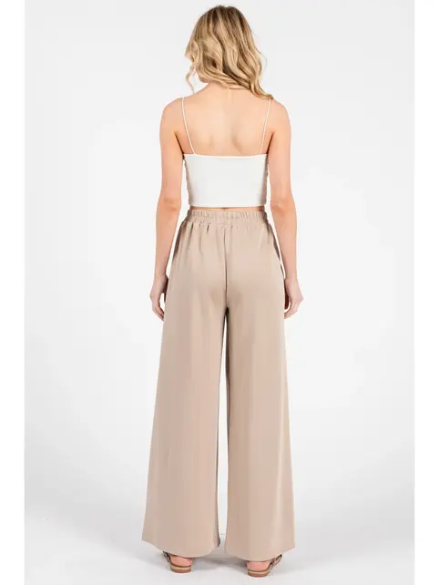 Modal Jersey Wide Leg Pants - Coco