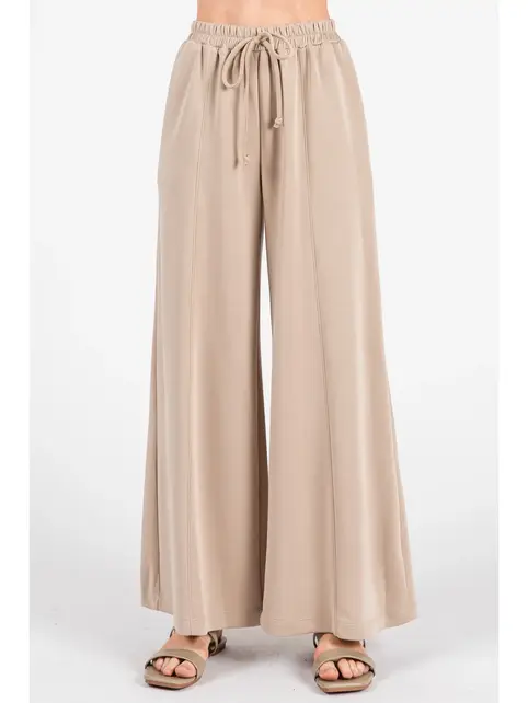 Modal Jersey Wide Leg Pants - Coco