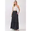 Ruffled Tiered Maxi Skirt - Midnight Blue