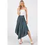 Smocked Waist Flowy Skirt - DK Slate