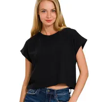 Bree Cotton Short Sleeve Tee