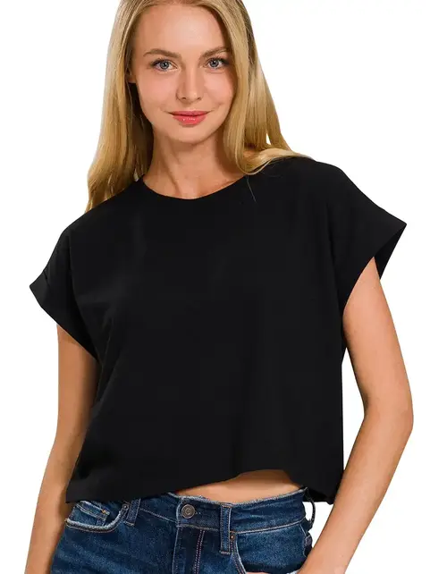 Bree Cotton Short Sleeve Tee