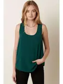 Minna Scoop Neck Pocket Tank