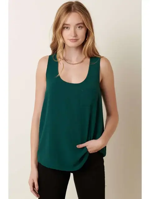 Minna Scoop Neck Pocket Tank