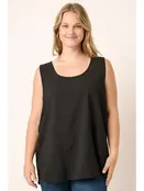 Plus Minna Scoop Neck Pocket Tank