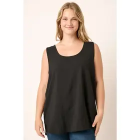 Plus Minna Scoop Neck Pocket Tank