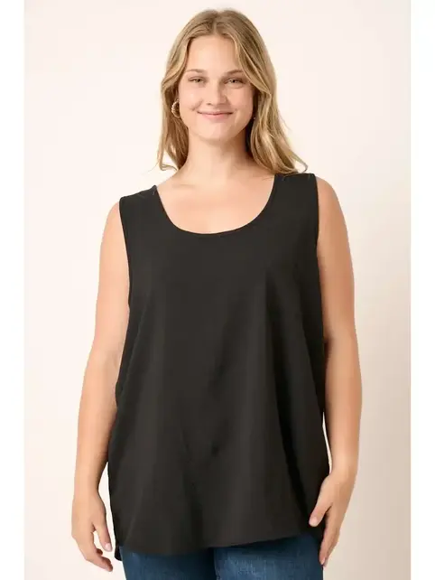 Plus Minna Scoop Neck Pocket Tank